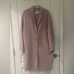 Acne studios single- breasted wool coat